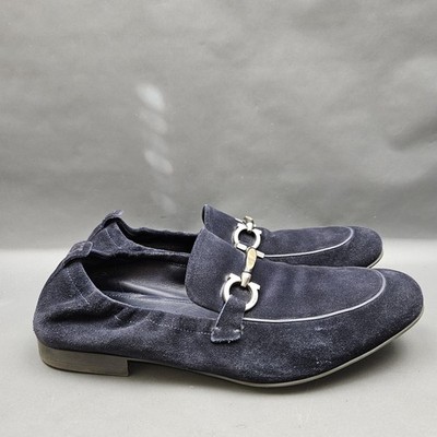 Salvatore Ferragamo Celso Gancini Shoes Mens Size 9.5 D Blue  display picture 3