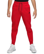 Nike Air Sportswear Tech Fleece Joggers Slim Red Black CU4495-657 Men's Size XXL