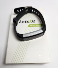 Letsfit Smart Band Fitness Activity Tracker Black - NEW with Extra Band
