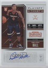 2018 Panini Contenders Draft Picks Playoff Ticket 10/15 Devon Hall #116 Auto 5xx
