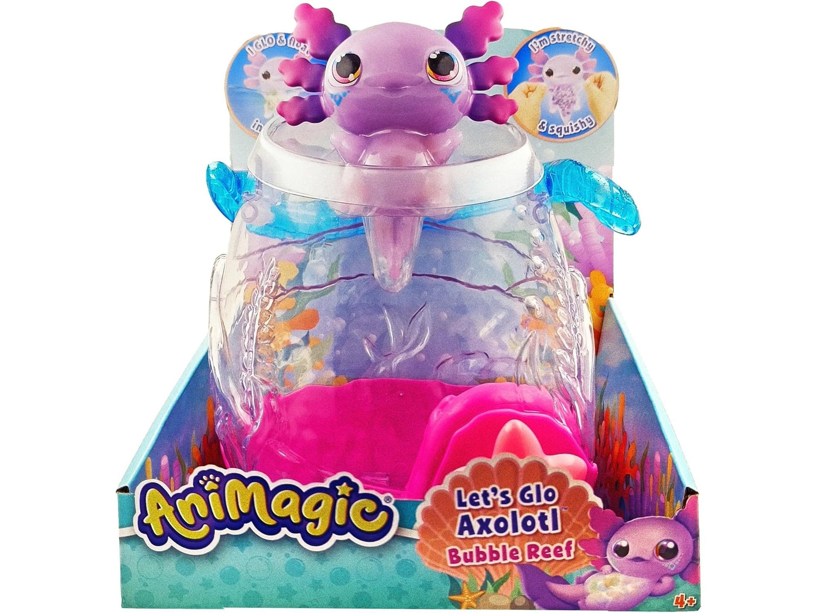 Animagic: Let's Glo Axolotl Bubble Reef