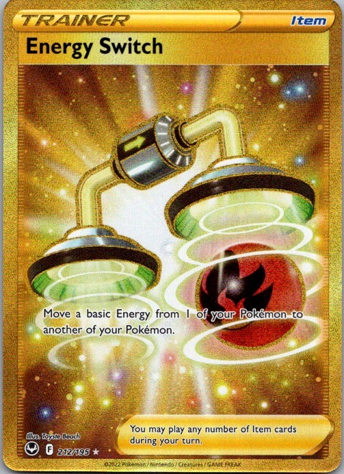 Energy Switch (Secret) Secret Rare SWSH12: Silver Tempest 212/195 NM