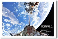 I have learned to use the word impossible... Classroom Motivational Space POSTER