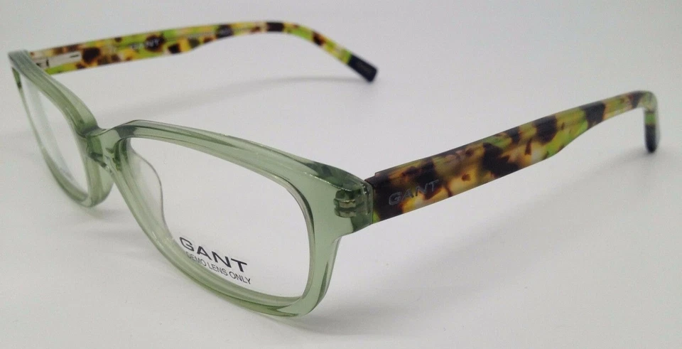 Marco de gafas de plástico transparente verde Habana 095 GANT GA 4056 52-17-135 RX Foto 2 de 4