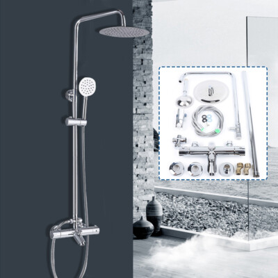 Regendusche Duschset Duschsystem Duscharmatur m/ Handbrause Rain Shower Set
