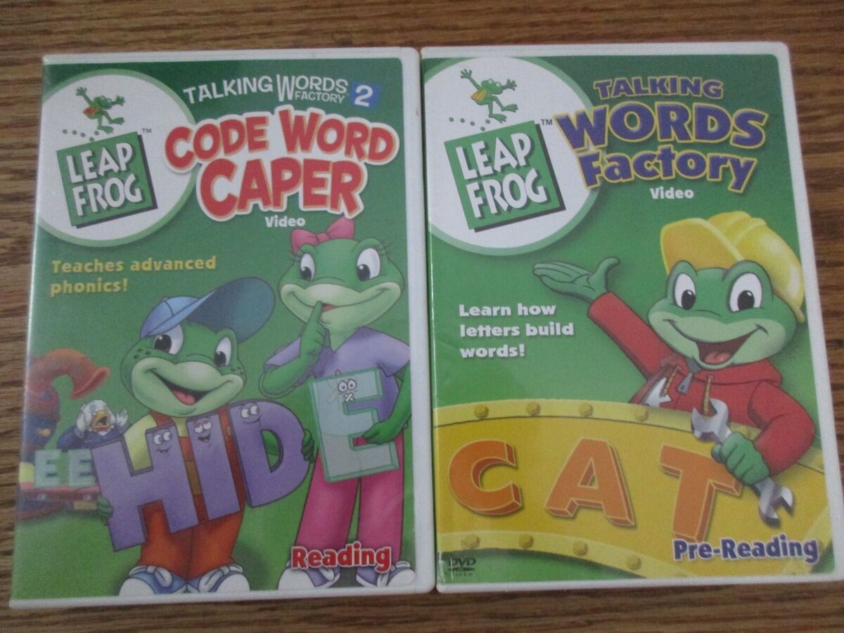 Leap Frog 5 DVD set-Letter Factory/Words Factory/Code Word/Math Circus/Storybook Leap Frog 5 DVD set-Letter Factory/Words Factory/Code Word/Math Circus/Storybook