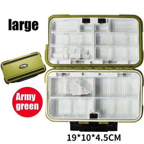 Fishing Tackle Boxes Waterproof Fishing Storage Boxes Bait Box Multifunctional - Picture 33 of 35