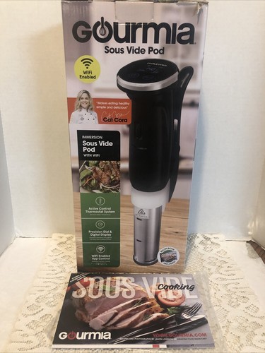 Gourmia Sous Vide Pod-GSV-150 Immersible Cooker W/Wifi-Recipe Booklet Included - Picture 2 of 7