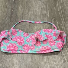 Vineyard Vines XS Bikini Top Pretty Pink Teal J25