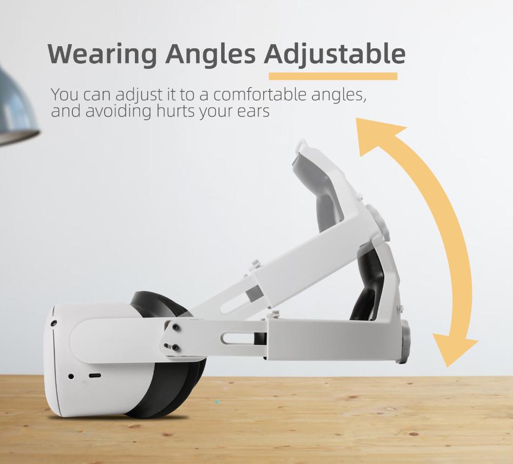 360° Adajudt Headband Portable Memory Foam Cushion For Oculus Quest 2 VR Glasses