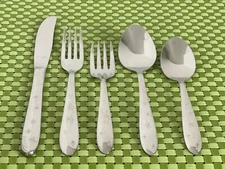 Utica SNOW DROP Stainless Glossy USA Smart Choice Flatware B120G