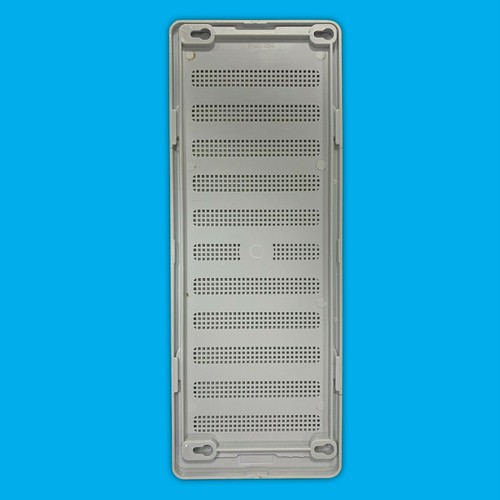 Rejilla de ventilación de aire blanca ajustable 282x105 mm orificios de flujo de aire - Imagen 2 de 2