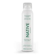 NATIVE Deodorant Body Spray Cucumber & Mint Aluminum Paraben Free 3.5oz