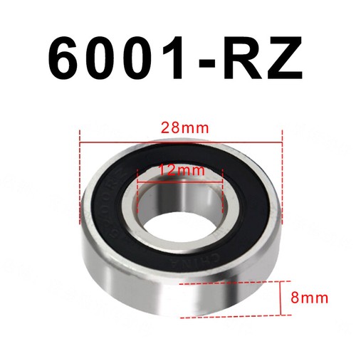 Rubber Or Metal Seals Ball Bearing (RZ/ZZ) 6000/6001/6002/6003/6004/6005~6210 - Picture 16 of 51