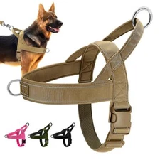 Nylon No Pull Dog Harness with Reflective Handle for German Shepherd & Training