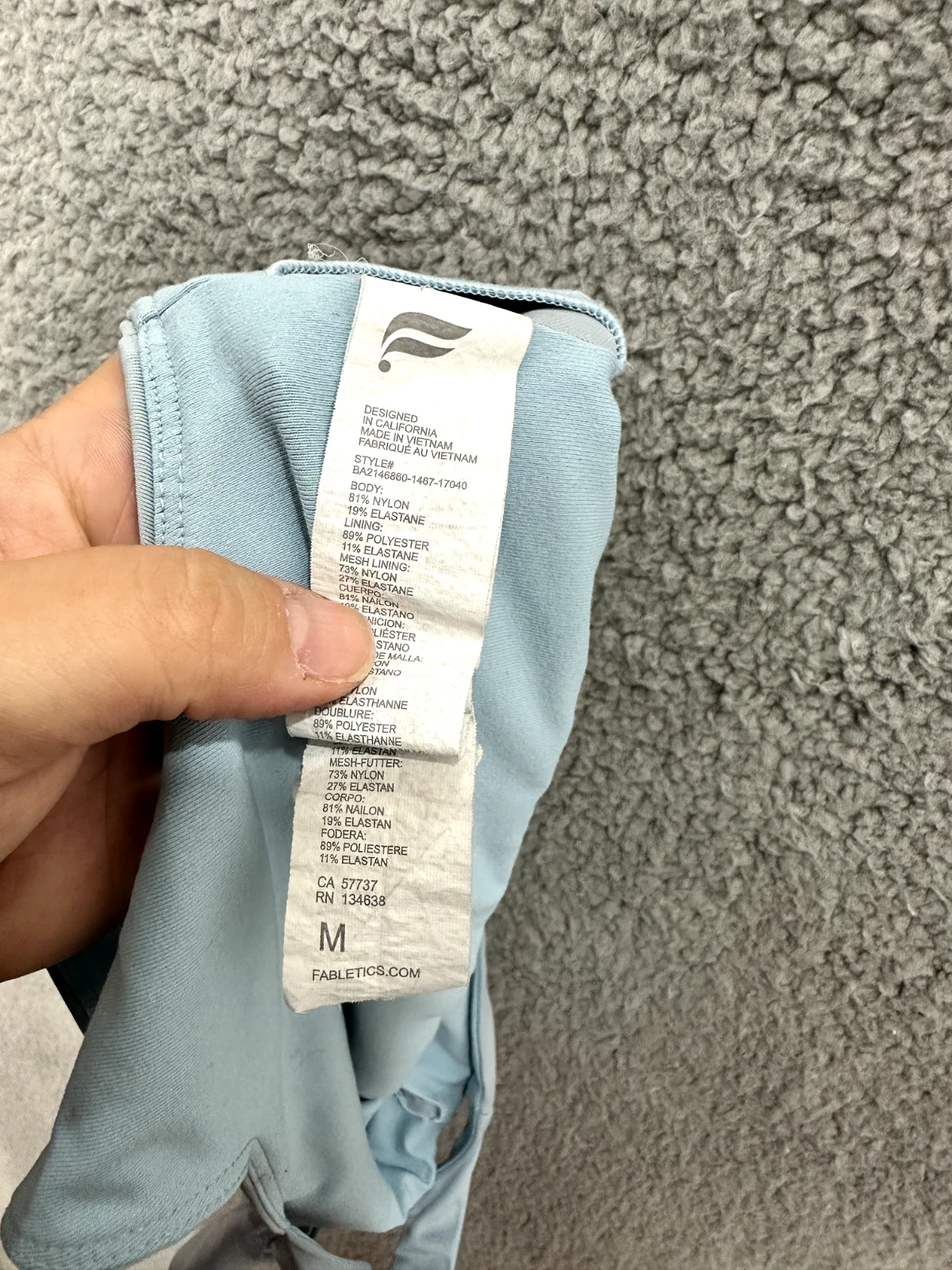 fabletics callie yoga athleisure gym outdoors tank-bra