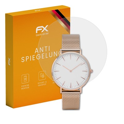 atFoliX 3x Displayfolie für Cluse CL18112 Schutzfolie matt&stoßfest Folie