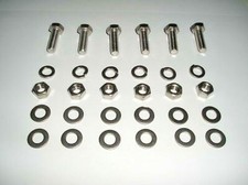 CLASSIC AUSTIN ROVER MINI REAR BACK PLATE TO RADIUS ARM STAINLESS FITTING KIT 