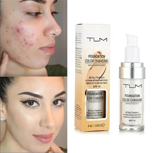 TLM Magic Flawless Foundation Color Changing Makeup Change Skin Tone Liquid 30ML - Picture 4 of 14