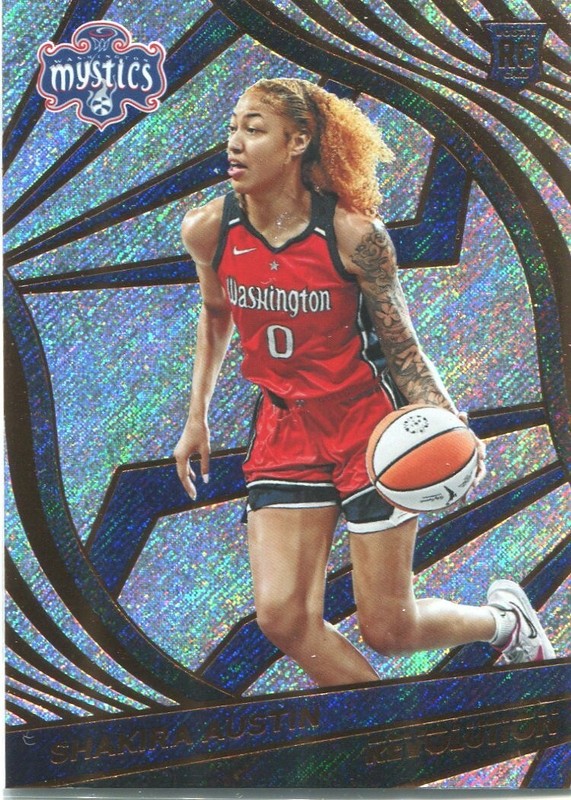 2022 Panini Revolution WNBA Rookie SHAKIRA AUSTIN #91 RC ROOKIE MYSTICS