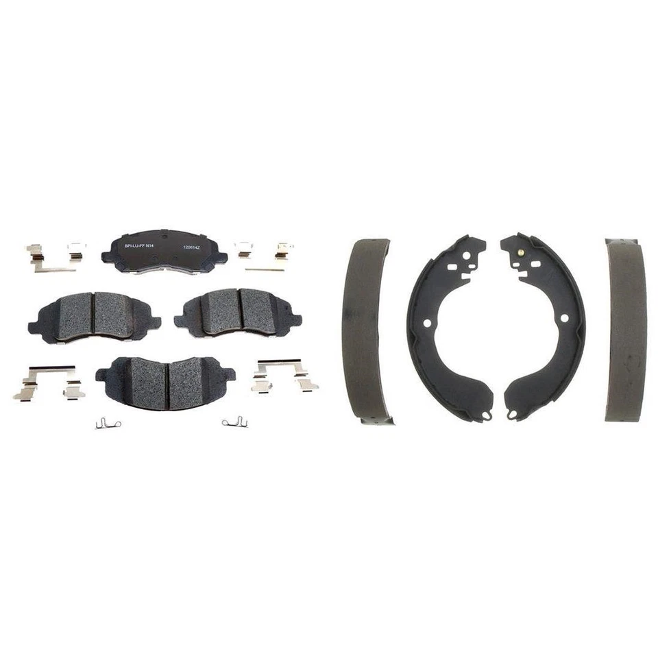 Juego de pastillas de freno delanteras traseras de cerámica zapatas de freno para Dodge Caliber 2008 2009-2012 Foto 4 de 4