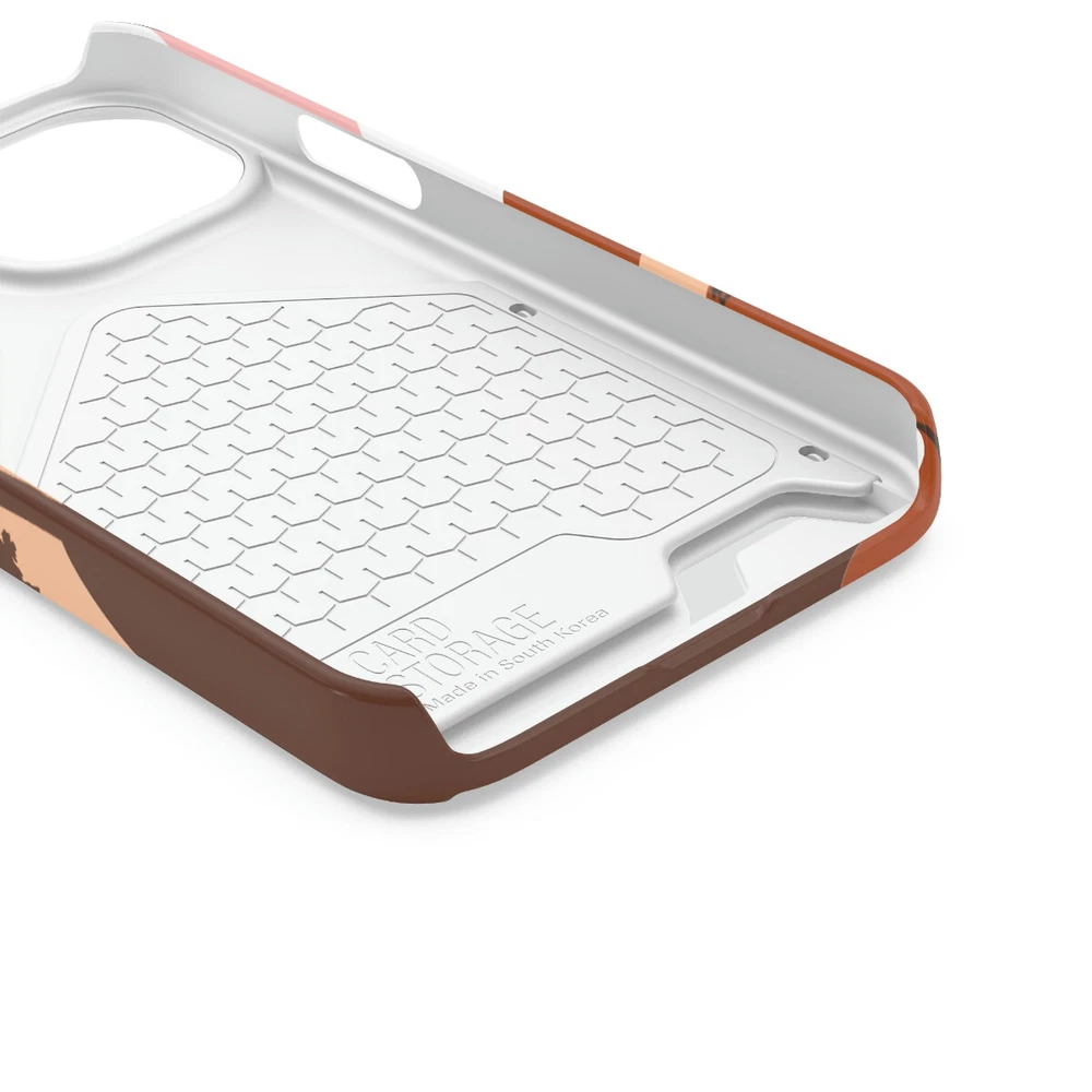 Slim Protective Phone Case with Built-in Card Holder  