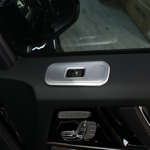 Silver Window Lift Panel Switch Trim Kits For Benz G-Class W463 G500 G63 2019-20 - Picture 6 of 10