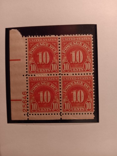 Scott # J 84a Matching corner blocks MNH - Picture 5 of 6