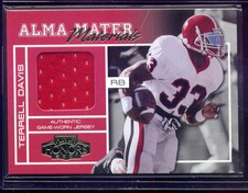 Terrell Davis 2001 Playoff Honors Alma-Mater Materials College Jersey