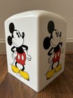 Vintage Disney Classic Mickey Plastic Square Tissue Box Cover Holder
