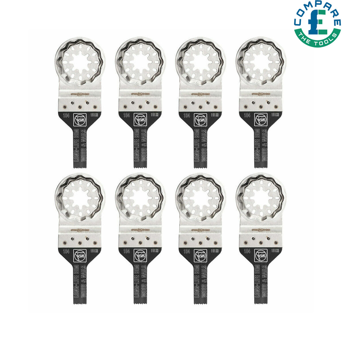 Fein Starlock E-Cut BIM Long Life Saw Blade SL 30x10mm - 63502184210 Pack of 8