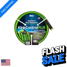 Kink Control Plus 5/8" x 50ft Garden Hose - Durable and Flexible Vinyl Design