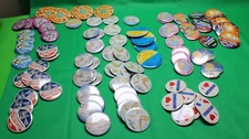 90 total ALASKA IDITAROD Fur Rondy Alaska Anchorage BUTTONS vintage