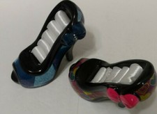 2 Colors Jewelry Display High Heel Shoes Ring Holder 4.5" x 3.5"x 2" Ceramic