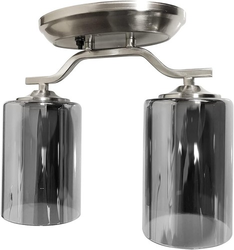 12V RV Interior Glass Shade LED Dinette Ceiling Pendant Light Fixture Warm White - Picture 3 of 7