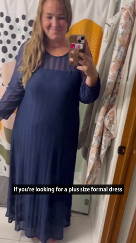 Plus Size 20-28 Womens Lace Mesh Shining Maxi Dress Ladies Evening Cocktail Gown - Video 1 of 1