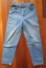 VINTAGE 80'S CHERYL TIEGS HIGH WAISTED TAPERED LEG JEANS, SZ 10 USA MADE! NICE