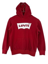 LEVI'S STRAUSS  CO Red Pullover Hoodie Jumper Kid's Boy's Size 12 y.o. 152 