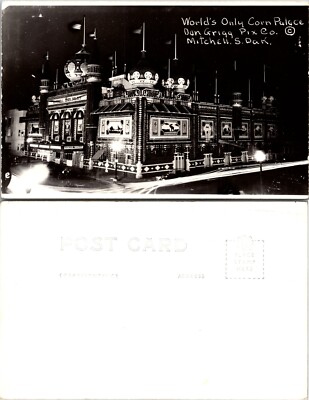 RPPC Corn Palace Mitchell South Dakota SD Real Postcard