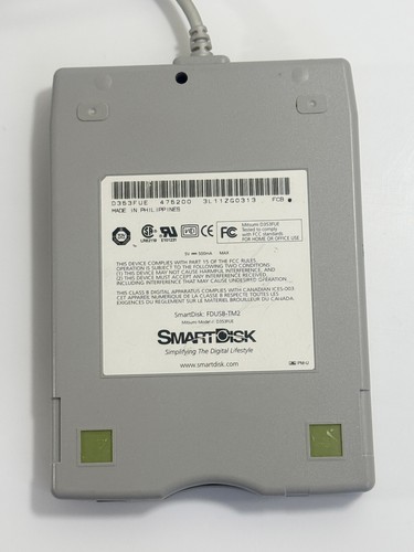 Smart Disk USB Powered External 3.5" inch Floppy Disk Drive Model FDUSB-TM2 - 第 4/6 張圖片