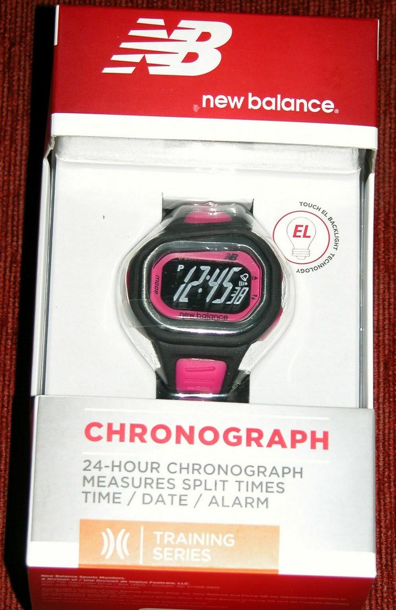 New Balance Chronograph Black Pink 52192NB NDURANCE New HTF