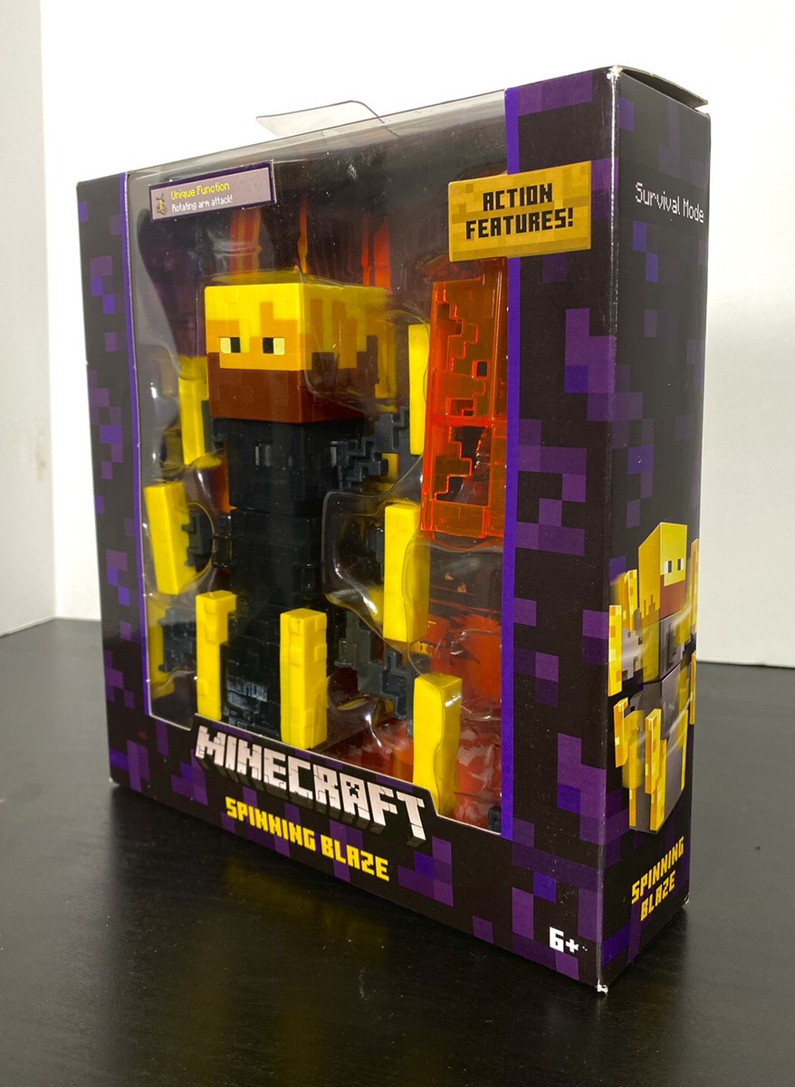2016 Mattel Minecraft - SPINNING BLAZE Action Figure (Rotating Arm