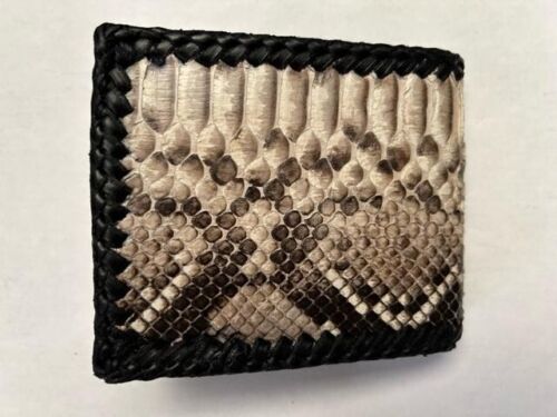 Real Authentic Python Skin Handmade Wallet for Men - Picture 1 of 4