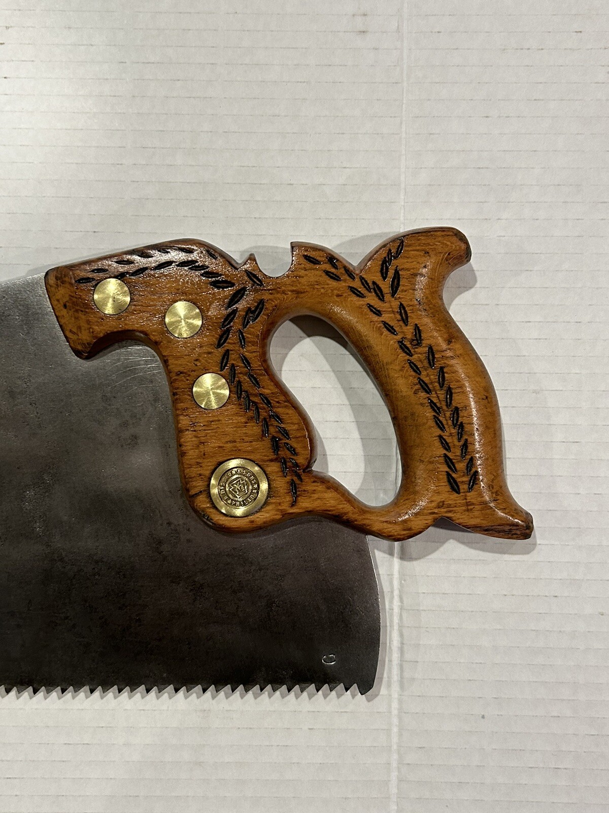 Vintage H. Disston & Sons 2 pc Hand Saws