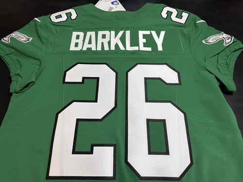 Camiseta grande 44 Barkley Vapor FUSE Elite Kelly Green Eagles Super Bowl LIX 59 - Imagen 12 de 13