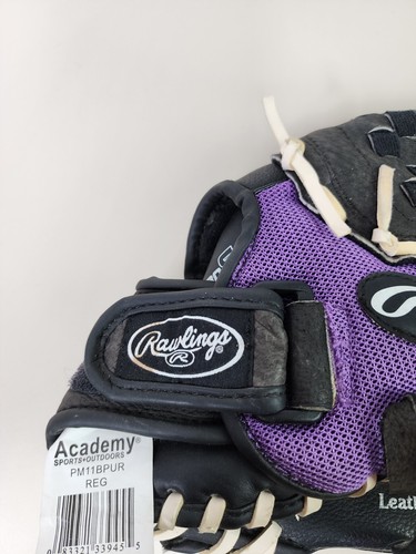 Rawlings Youth Baseball Glove Playmaker Series PM11BPUR 11 Inch Purple RHT - Picture 4 of 19