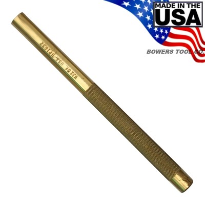 Wilde Solid Brass Drift Pin Punch 1/2'' x 7'' Made in USA BP1632