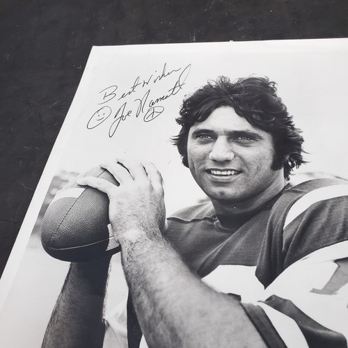 Vintage Joe Namath NY Jets 8 x 10 Hochglanz Foto New York 70er 8"×10" - Bild 2 von 12