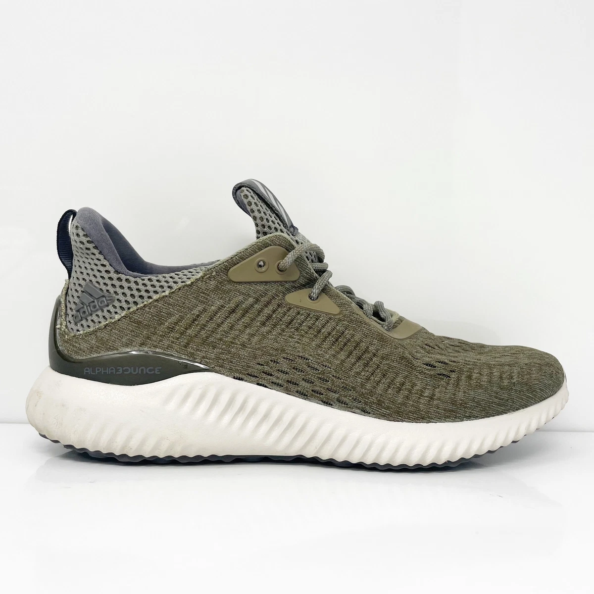 Adidas Womens Alphabounce EM BW1191 Green Running Shoes Sneakers