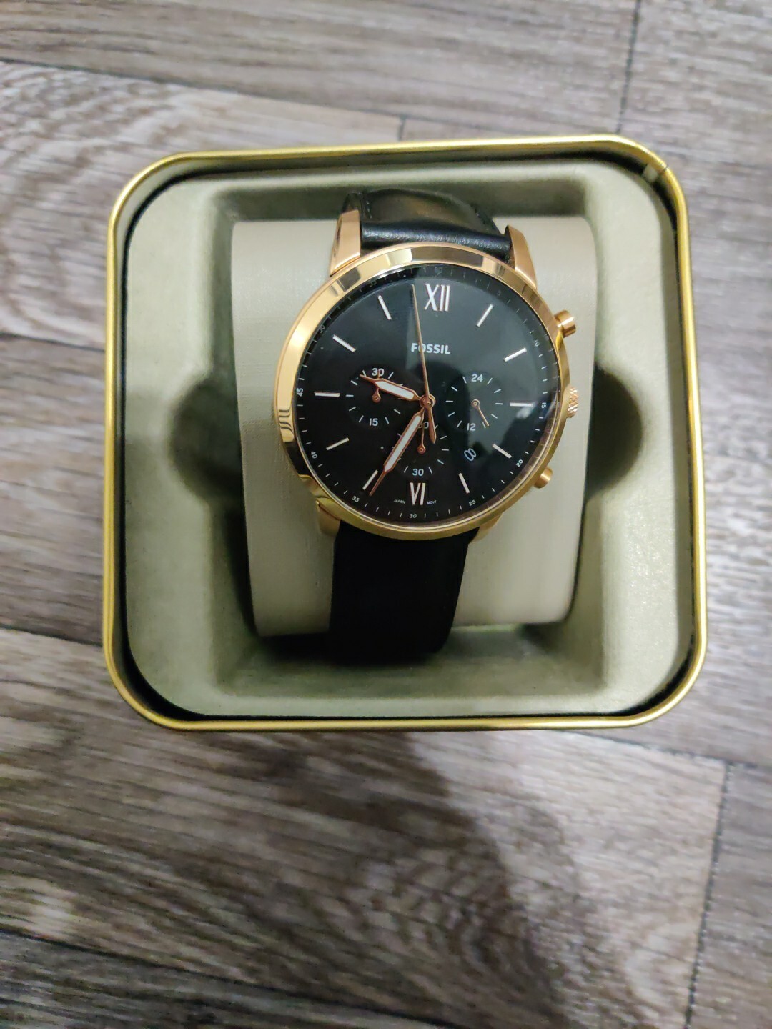 Fossil FS5381 Chronograph Gold Tone Men's Watch